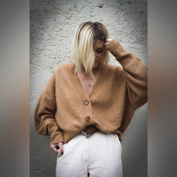 Franco Callegari 100% Cashmere Cardigan Size Large - Picture 8 of 8